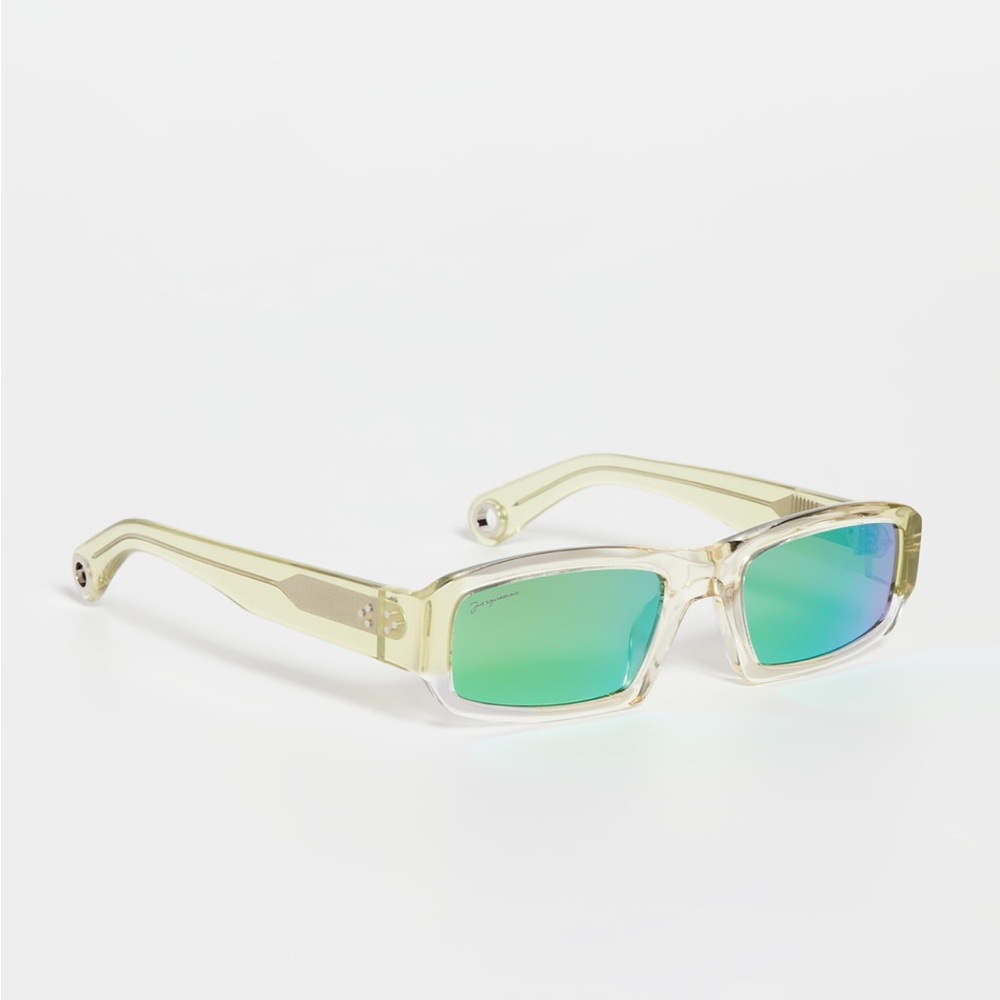 JACQUEMUS Les Lunettes Sunglasses in Multi Green